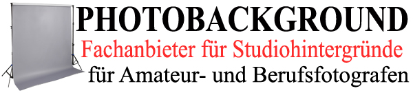Photobackground - Fachanbieter für Studiohintergrund, Hintergrundkarton, Fotostudioeinrichtung-Logo