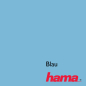 Preview: Hama Hintergrundkarton 1,35x11m Blau Studioansicht