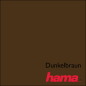 Preview: Fotostudio Hintergrundpapier dunkelbraun matt Hama
