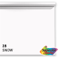 Preview: Superior Fotohintergrund Papier 28 Snow 1.35x11m Rolle