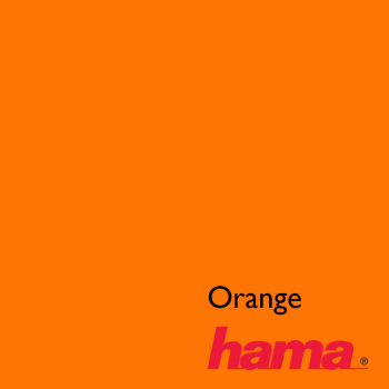 Preview: Oranges Hintergrundpapier für Porträts Hama