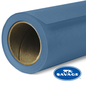 Savage Hintergrundkarton 1,35x11m, blue jean