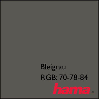 Preview: Hama Hintergrundkarton 1,35m bleigrau grau papierrolle studiohintergrund