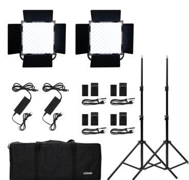 Dörr LED Dauerlicht DLP-1000 RGB 2er Set