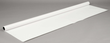 2 x 2,7 meter weiß abwaschbarer Vinyl