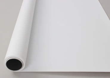 Preview: 2 x 3 meter gerollter abwaschbarer super weiß Vinyl