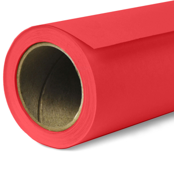 Reflexionsfreier roter Fotohintergrund Superior 56 Scarlet auf Rolle