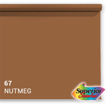 Superior Seamless Hintergrundkarton 2 x 11m, Nutmeg
