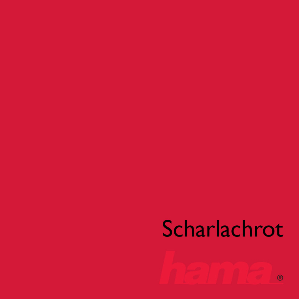 Hama Hintergrundkarton 1,35m scharlachrot papierrolle studiohintergrund