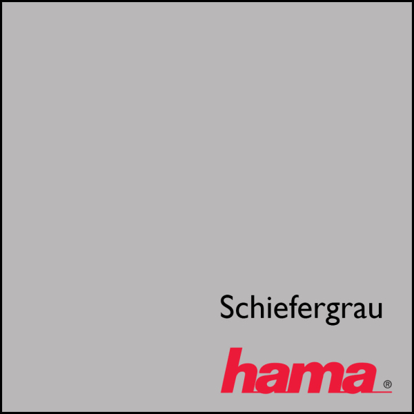 Hama Hintergrundkarton 1,35m schiefergrau slate grey papierrolle