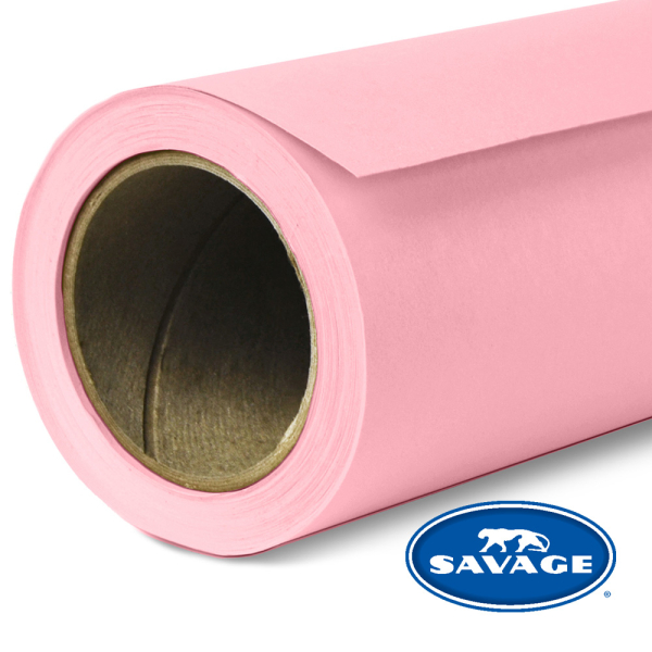 Hintergrundkarton 1,35 × 11 m – Coral (carnation pink)