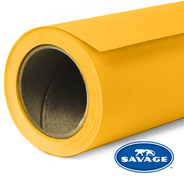 Savage Hintergrundkarton 1,35x11m, deep yellow