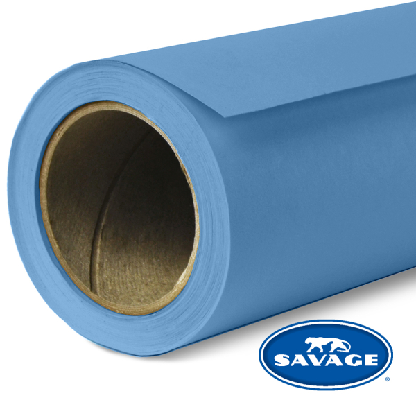 Savage Hintergrundkarton 1,35x11m, gulf blue