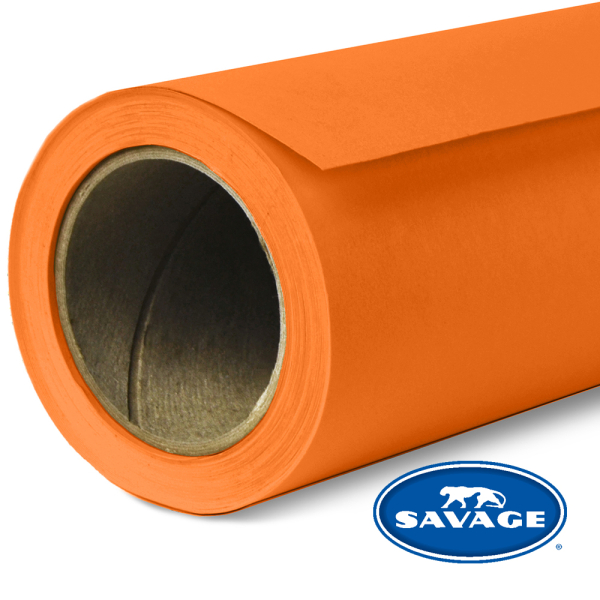Savage Hintergrundkarton 1,35x11m, orange