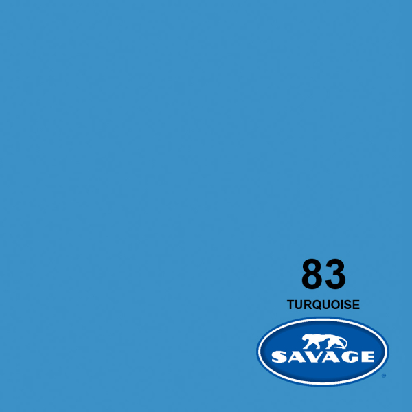 Savage Hintergrundkarton Turquoise 1,35m für Beauty-Porträts