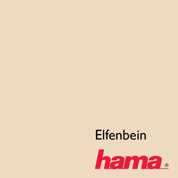 Elfenbeinfarbenes Hintergrundpapier für Porträts Hama