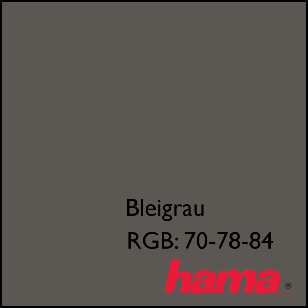 Hama Hintergrundkarton 1,35m bleigrau grau papierrolle studiohintergrund