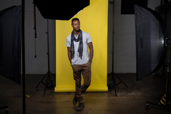 Superior Seamless Hintergrundkarton Aspen Canary 50 Papierrolle 2 Meter breit gelb