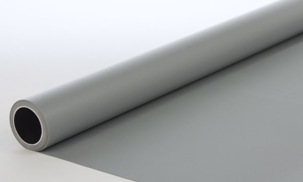 2x3m Vinyl Hintergrund Grau abwaschbar auf Aluminiumkern für Fotostudio