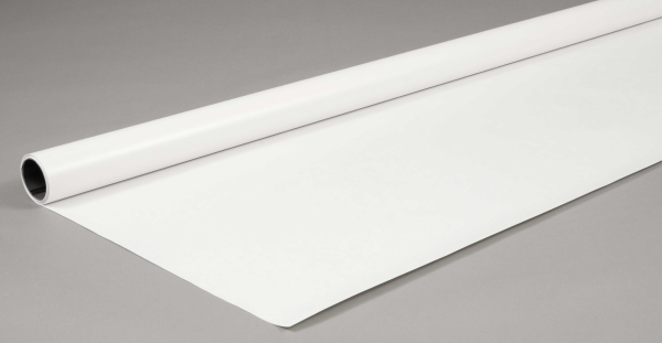2 x 3,2 meter weiß abwaschbarer Vinyl