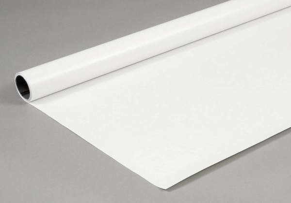 2 x 2,7 meter weiß abwaschbarer Vinyl
