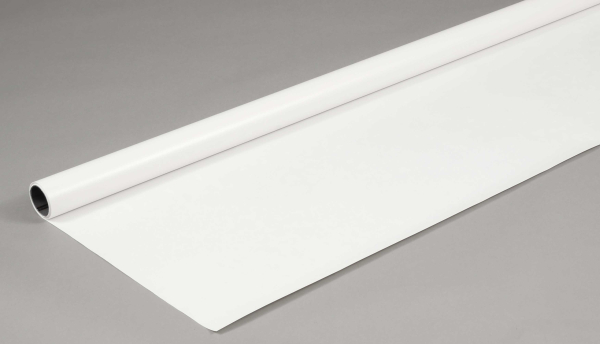 2 x 3,2 meter weiß abwaschbarer Vinyl
