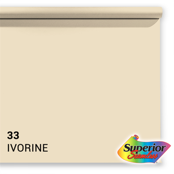 Superior Seamless Hintergrundkarton Ivorine Egg Nog Rolle 1,35m