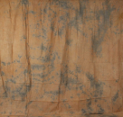 Baumwollhintergrund middle brown-orange 2,9x2,9m (kina13)