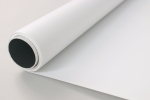 2 x 2,55 meter gerollter abwaschbarer super weiß Vinyl