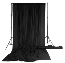 Fotostudiohintergrundset schwarz